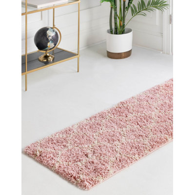 Tapis à poils longs rubis rose clair Rugs.com