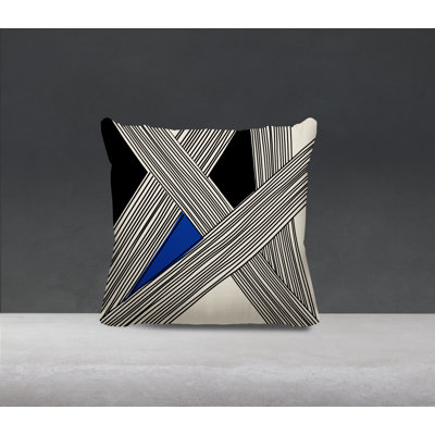 Cassie Abstract Outdoor Reversible Throw Pillow