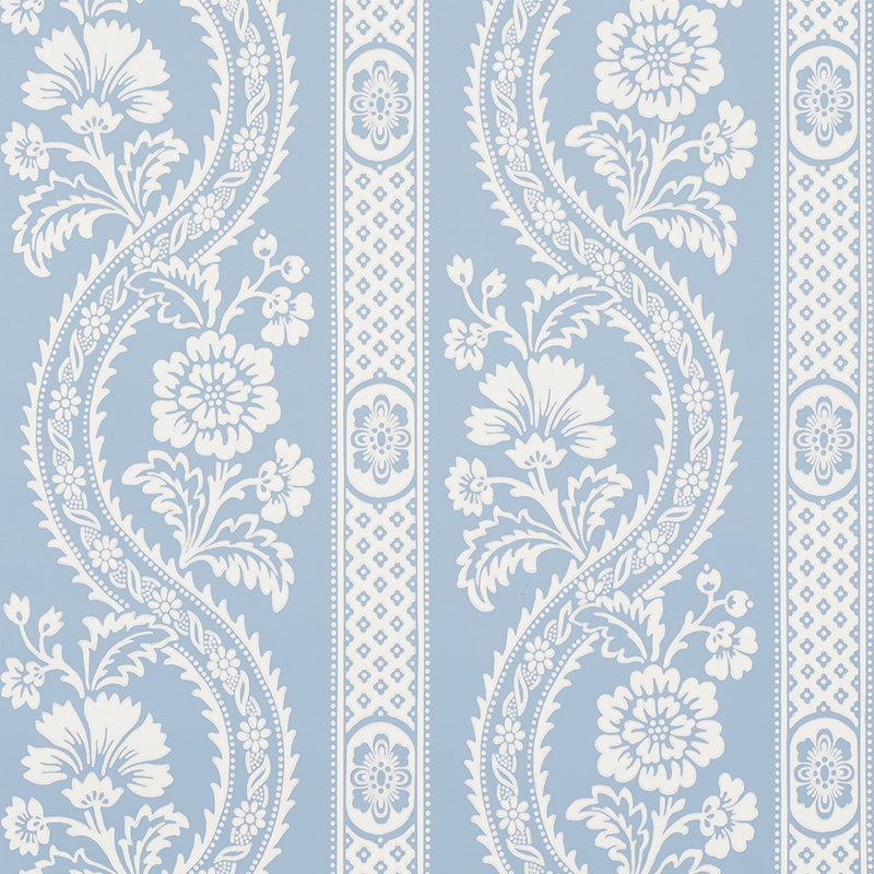 Papier peint Versailles, Bleu