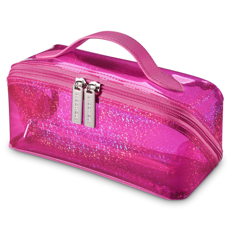 Organisateur de maquillage en plastique Meleny, Rose