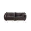 Moderne canapé modulaire en chenille moderne de 88 po, large et modulaire avec 2 coussins supplémentaires, siège et dossier à accoudoirs épais,-224138793