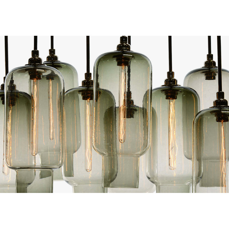 Sorbonne 10 - Light Pendant, Oil Rubbed Bronze, Smoke