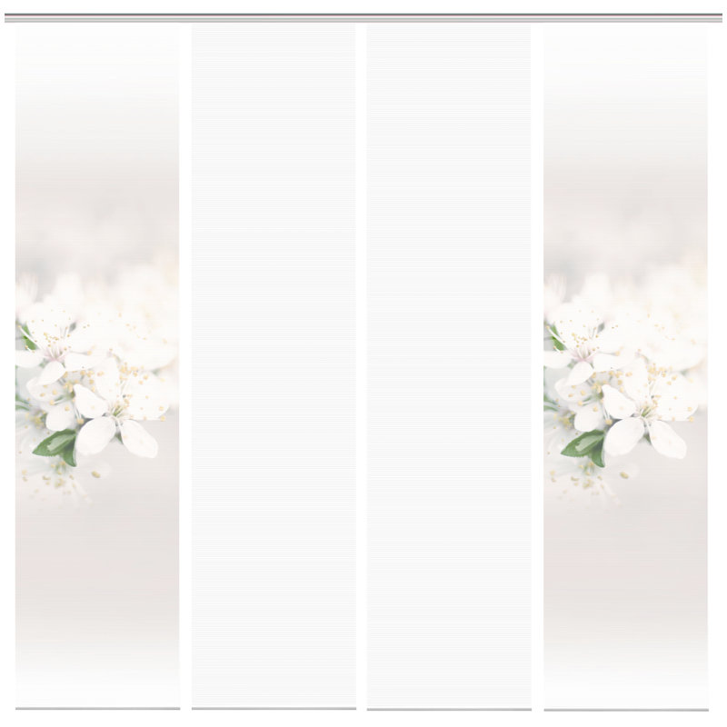 Peaslee Track Insert Semi Sheer Sliding Panel