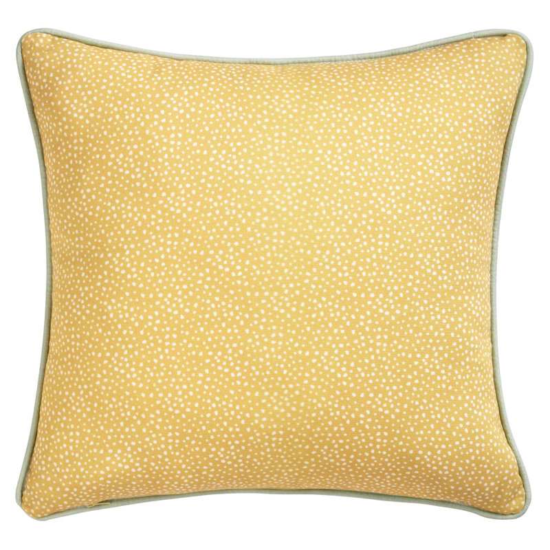 Floral Natural Square Cushion Cover