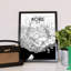 Kobe City Map - No Frame Print-2085113640