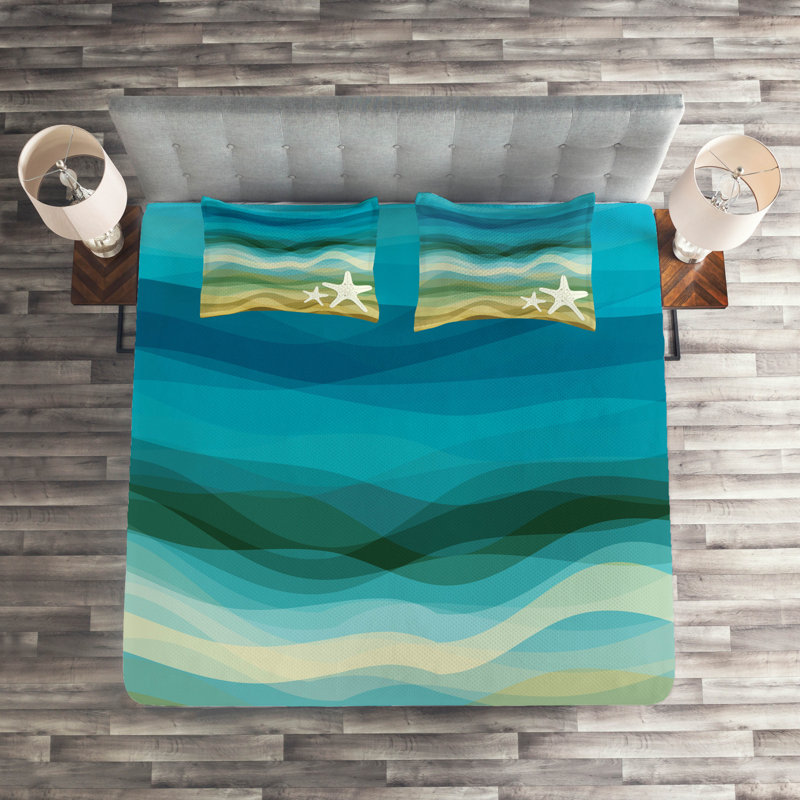 Coastal Polyester Coverlet