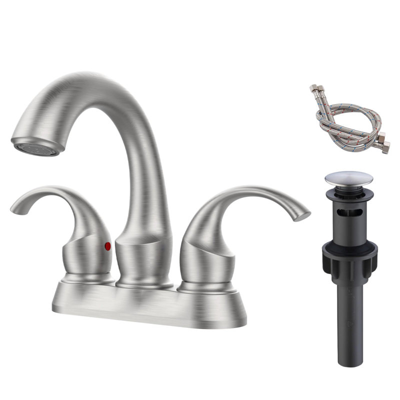 Bathroom Sink Faucet, Brushed Nickel