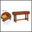 Console cannelée de 52 pouces de style Mid Century Farmhouse avec rangement, pieds en bois massif pour le vestibule et le salon-1623991693