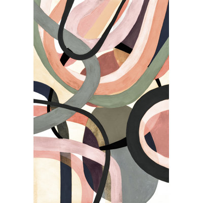 Pastel Tangle I by Nikki Galapon - Wrapped Canvas Painting