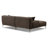 Mineta 94.5" Performance Velvet Fabric Sectional Sofa In Shadow Brown-122253121-122253134