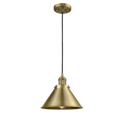 Luminaire suspendu conique 1 lumière Stonecrest