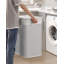 Bamboo Laundry Hamper, 2-Section Laundry Sorter With Detachable Liner, With Handles, 100 L Capacity-2084284088