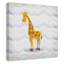 Décalcomanie murale «Pink Giraffe Time»-47832077-47831893