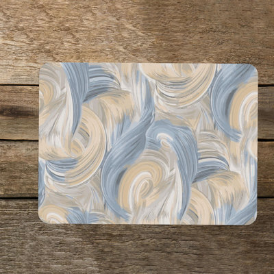 Abstract Pattern Glass Serving Board with Artistic Design Ideal for Mother's Day Gift