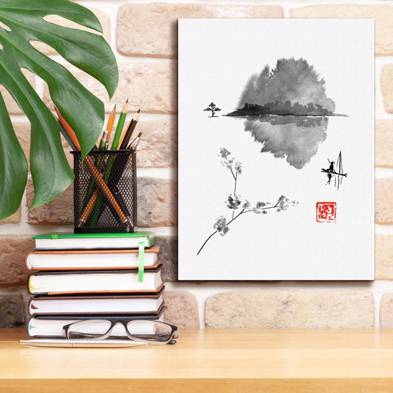 «Fisherman» par Pechane, H 16 po x l 12 po x P 0,75 po