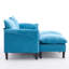 En forme de U 3 avec rangement et, pièce de salon bleue, fabrication en tissu confortable 3, canapé-121050692