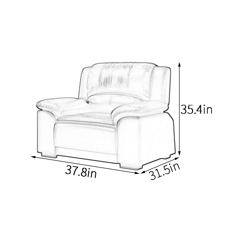 Fauteuil d'appoint moderne et simple italien