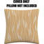 Indoor / Outdoor Damask Yellow Square Cushion Cover-1039065956