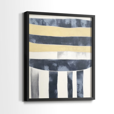 Série ABSTRACT DCCDXCIV - reproduction encadrée de qualité supérieure - prête à être accrochée - aucun clou requis