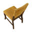 Ensemble de 2 chaises d'appoint Ady, assise et dossier en chenille jaune-120613498