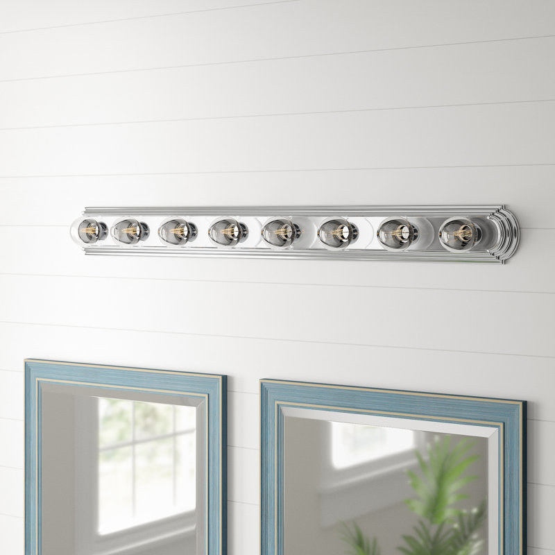 De-Lovely Eight Light Wall / Bath from Generation Lighting , Chrome