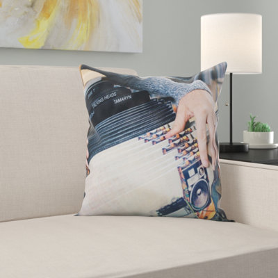 Microsuede Throw Pillow