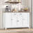 55.1'' Sideboard With 2 Drawers, Adjustable Shelves-449306907