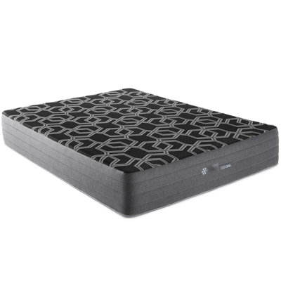 Lit simple 12 po, mousse à plateau lisse pour un repos moyen. Garantie de sommeil glacière avec couverture de glace. Cuivre fusionné 2 po, gel, argent, graphite, circulation d'air optimale. Hd Core. Mousse, et. Matelas réglable