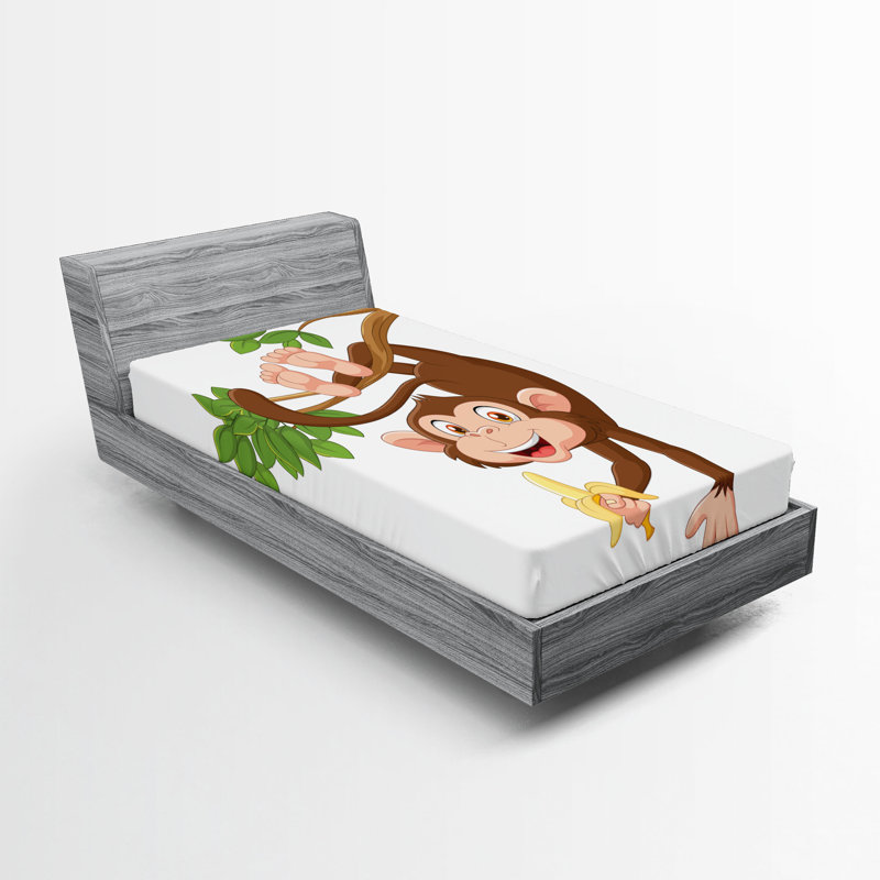Ensemble de 2 draps-housse Ambesonne, Twin Fitted Sheet