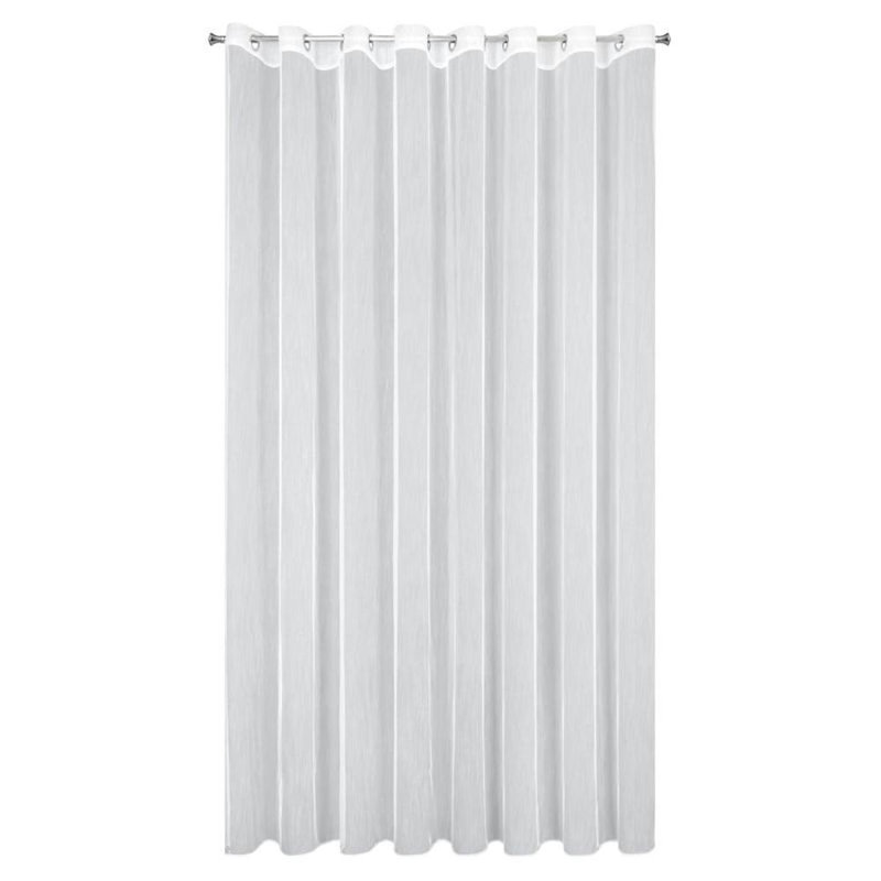 Aailiyah Room Darkening Curtain Pair, White, 250cm W x 350cm L