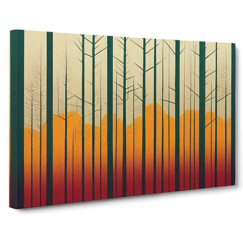 Forest Deco Vol.1 Abstract - Wrapped Canvas, 50cm H x 76cm W x 3cm D