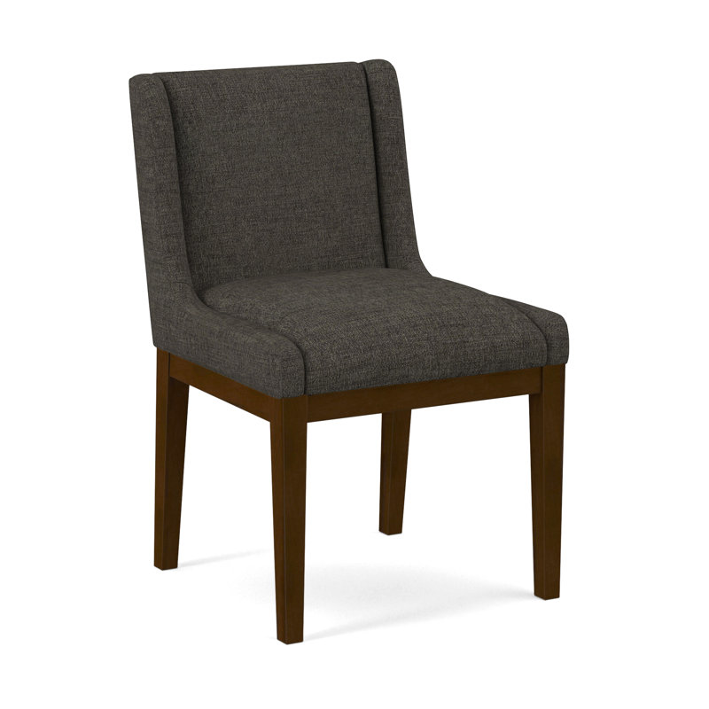 Upholstered Dining Chair, Evolution Caribou, Pecan