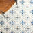 Betsy-Belle Hand Tufted Wool/Cotton Geometric Rug in Blue/Ivory-918600785