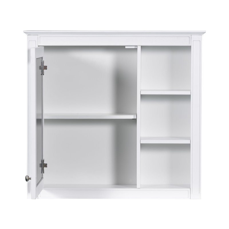 Armoire à pharmacie à miroir murale l 30 po H 28 po, Blanc