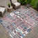 Machine Washable Indoor/Outdoor Molewski ACN2349 Abstract Rug