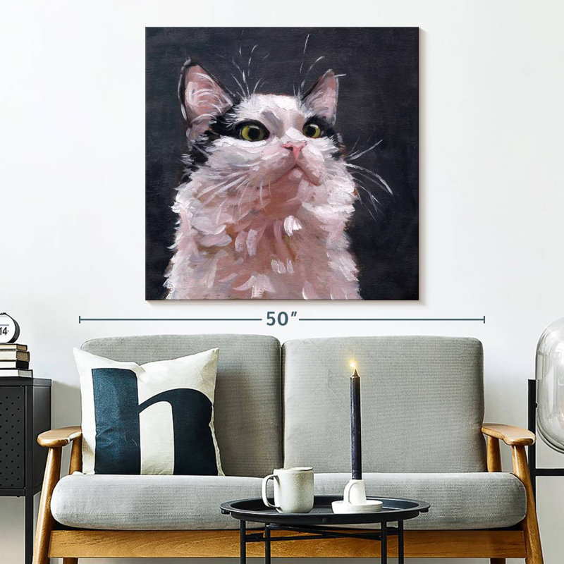 Brampt Kitty, 33" H x 33" W