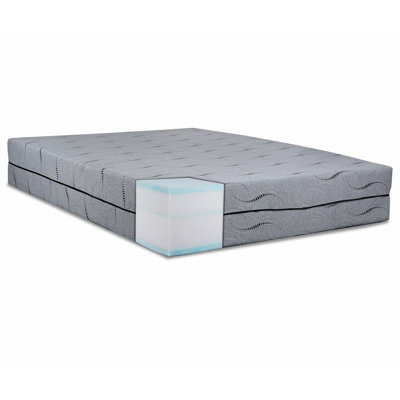 Poar 12'' Plush Gel Memory Foam Mattress