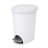 Sterilite 10818002 2.6 Gallon Ultra StepOn Wastebasket with Lid and Base, 8 Pack