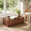 Table cubique en placage de noyer de qualité supérieure-662104238