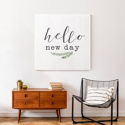 Hello New Day Canvas Print