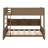 Bunk Bed With Storage Cabinets And USB Ports-2022728660-2022728657