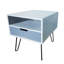 Beechmeadow 45cm W Metal Bedside Table