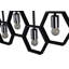 Arago 5 - Light Black Geometric Pendant