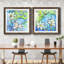 Garden Fantasy I - ensemble de 2 peintures encadrées-1076123915-1076123914