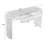 Elegant Oval Console Table With Fluted Details & Storage Drawers For Entryway-1720262615