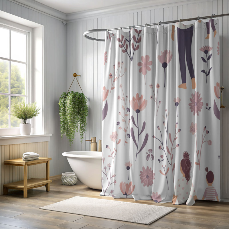 Parents parentaux - Rideau de douche 34, H 74 po x l 71 po