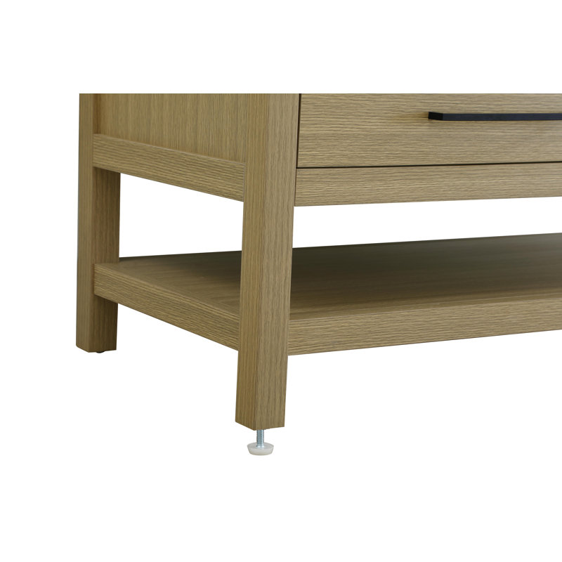 Meuble-lavabo double 72 po_Moderne_VF60572, Brun miel