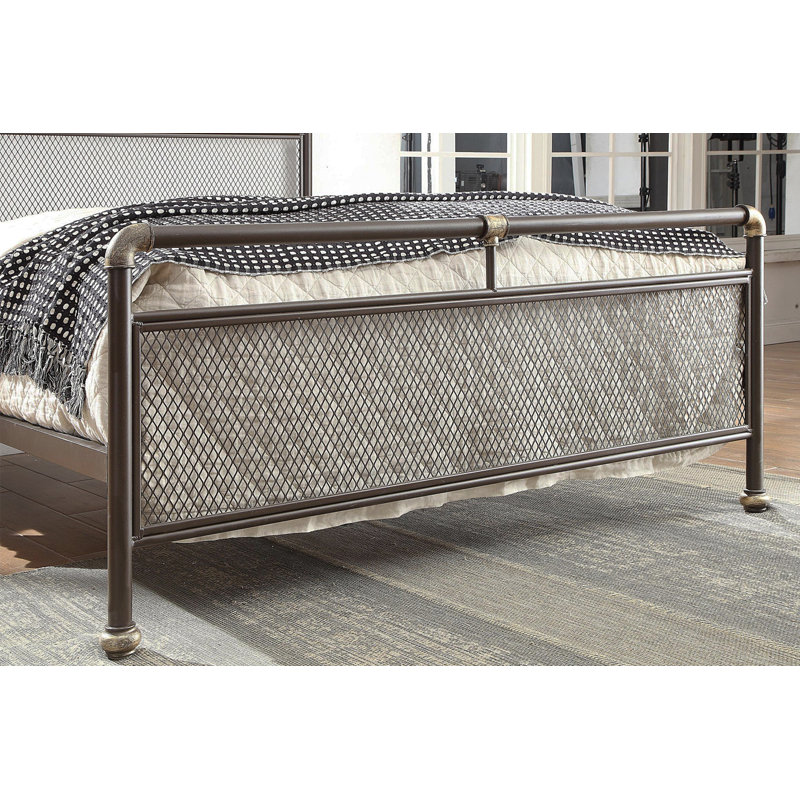 PePPer Metal Bed, 19cm Memory Foam, Kingsize (5')
