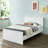 Modern White Twin Bed