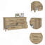 Commode rectangulaire à 6 tiroirs Southington